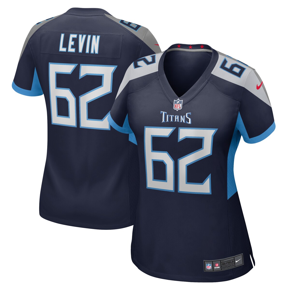Corey Levin Tennessee Titans Nike Womens Game Player Jersey Navy