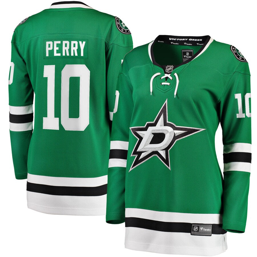 Corey Perry Dallas Stars Fanatics Branded Womens Breakaway Home Player Jersey Kelly Green