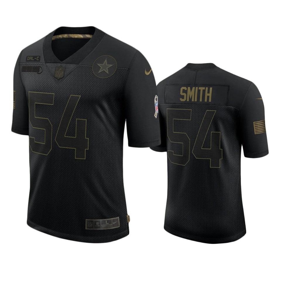 Cowboys Jaylon Smith Limited Jersey Black 2020 Salute To Service