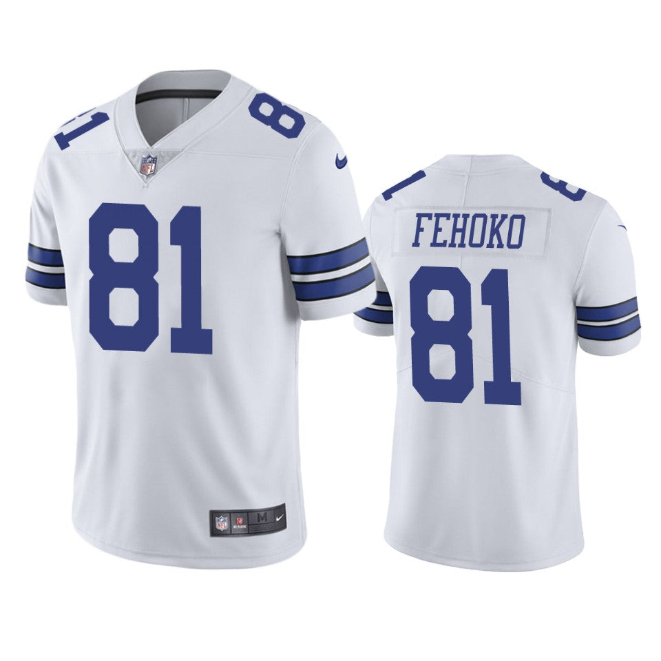 Cowboys Simi Fehoko Vapor Limited White Jersey