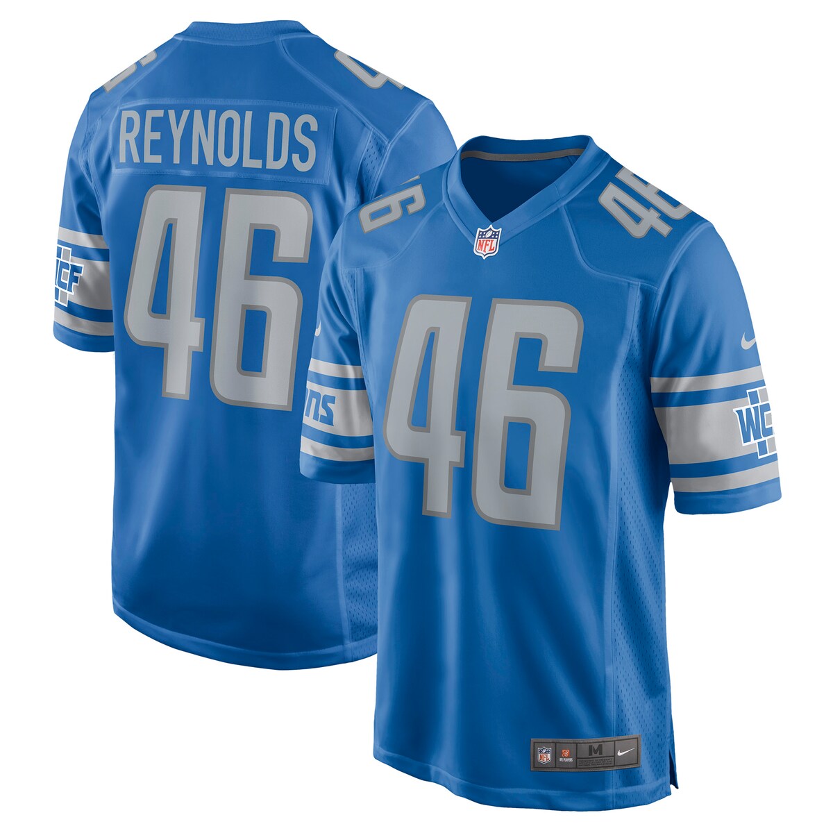 Craig Reynolds Detroit Lions Nike Game Player Jersey Blue