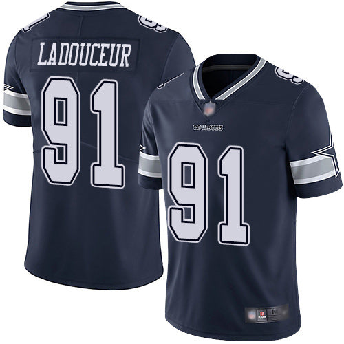 Dallas Cowboys 91 L P Ladouceur Mens Navy Blue Home Limited Vapor Untouchable Football Jersey