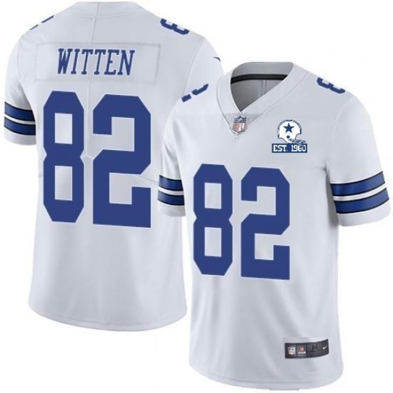 Dallas Cowboys Jason Witten 82 Nfl 2020 White Jersey
