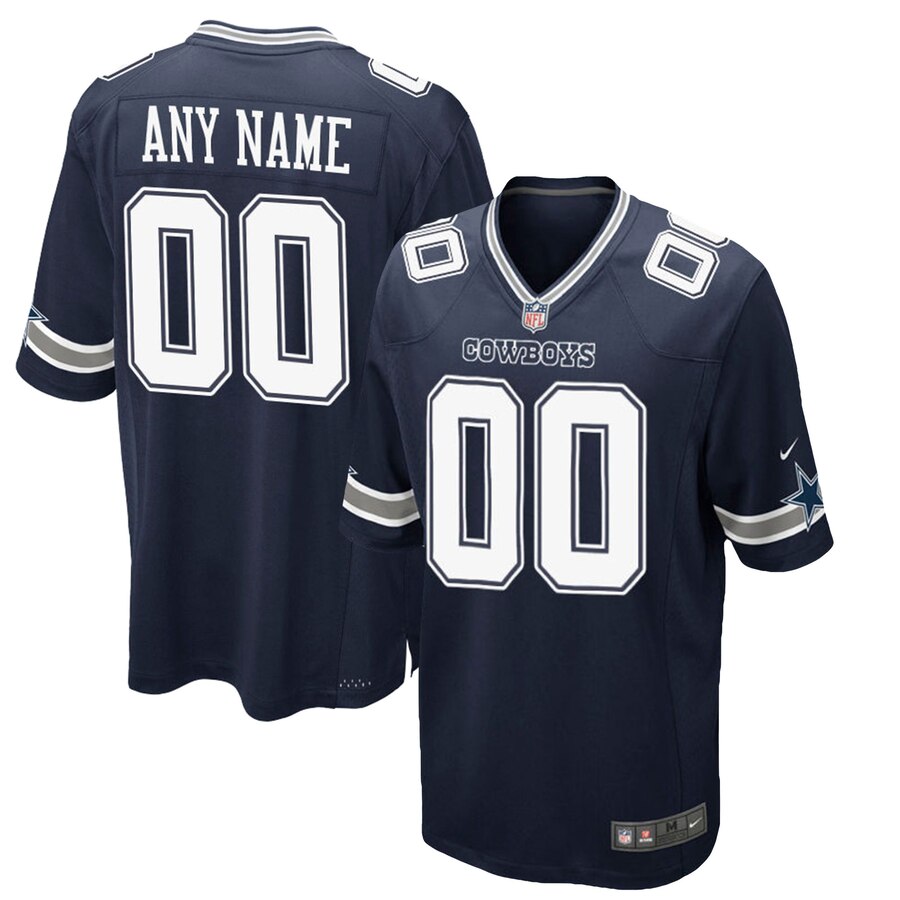 Dallas Cowboys Nike Custom Game Jersey Navy