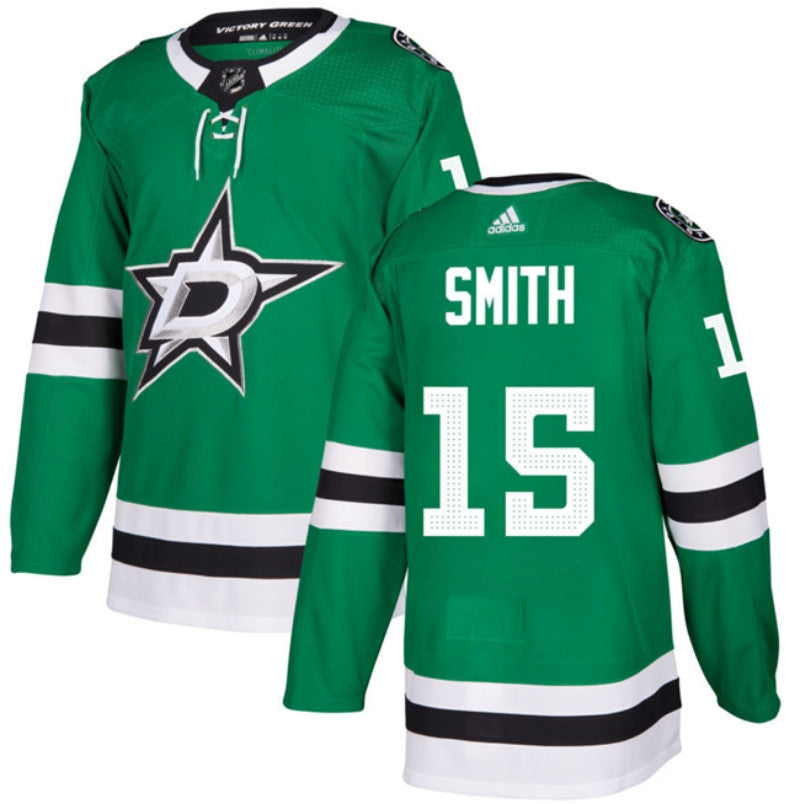 Dallas Stars 15 Craig Smith Green Stitched Jersey