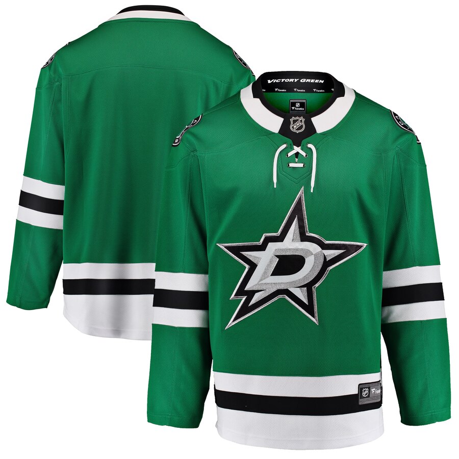 Dallas Stars Fanatics Branded Youth Breakaway Home Jersey Green