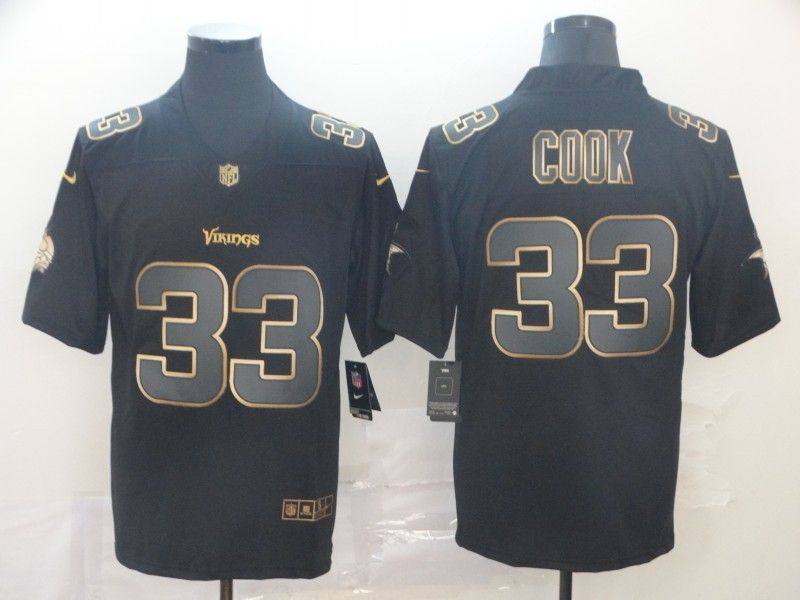 Dalvin Cook 33 Minnesota Vikings Nfl Explosion Legendary Gold Black Jersey