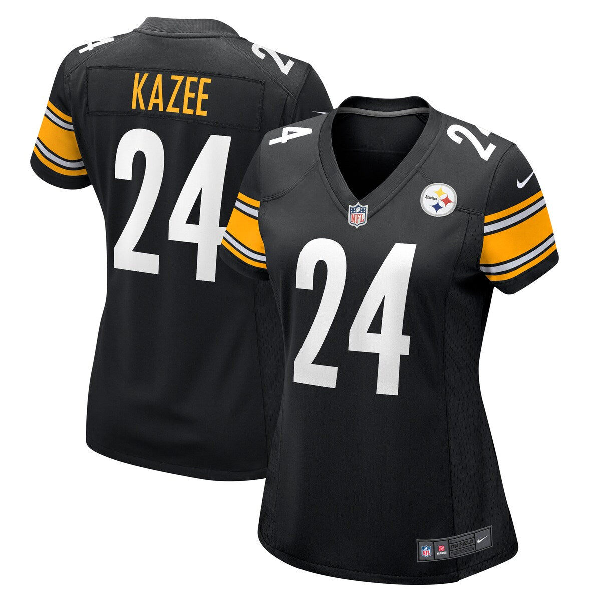 Damontae Kazee Pittsburgh Steelers Nike Womens Game Player Jersey Black