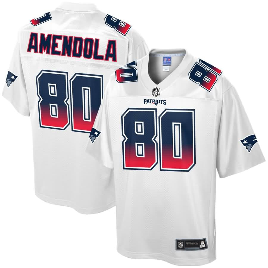 Danny Amendola New England Patriots Nfl Pro Line By Fanatics Branded Fade Fashion Jersey White