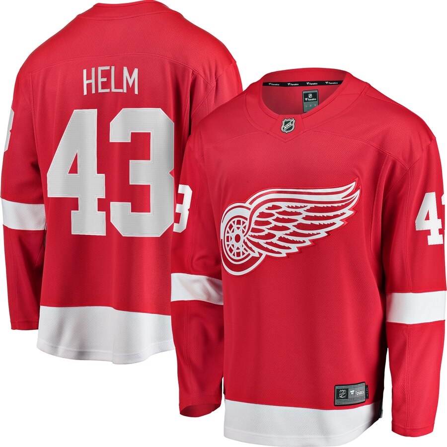 Darren Helm Detroit Red Wings Fanatics Branded Youth Breakaway Player Jersey Red