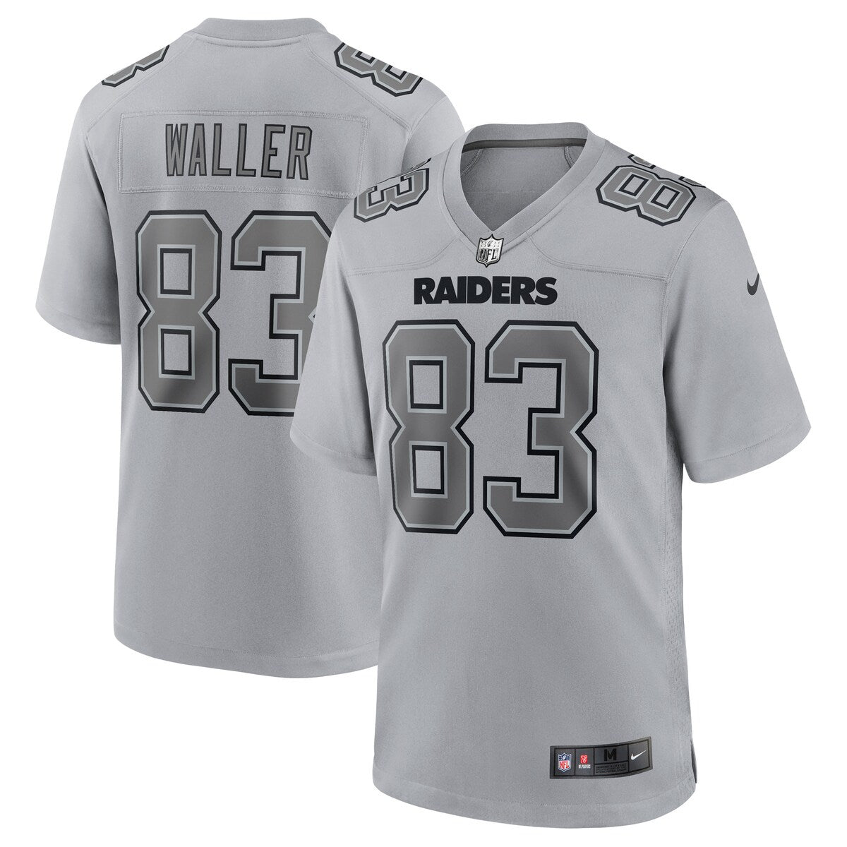 Darren Waller Las Vegas Raiders Nike Atmosphere Fashion Game Jersey Gray