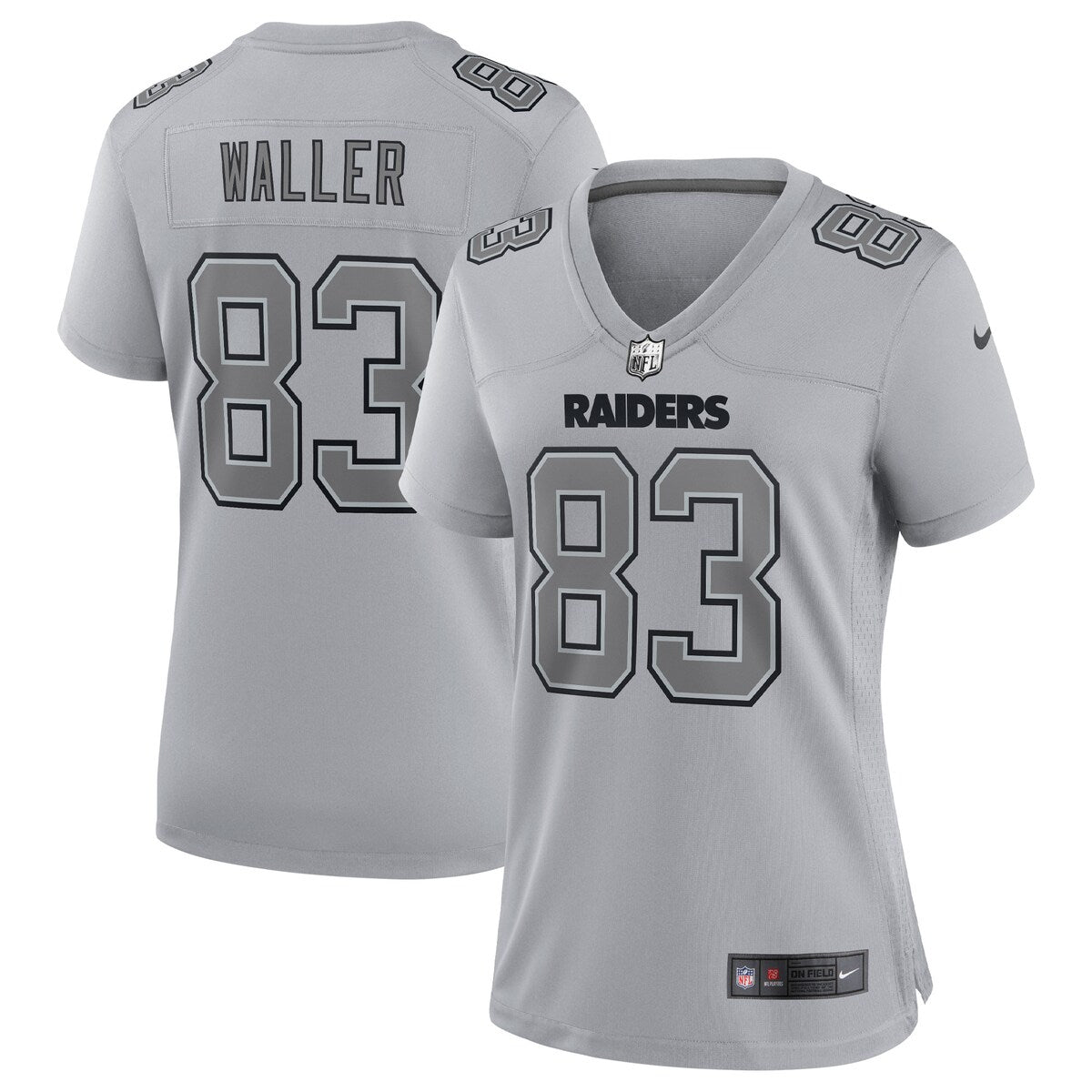 Darren Waller Las Vegas Raiders Nike Womens Atmosphere Fashion Game Jersey Gray