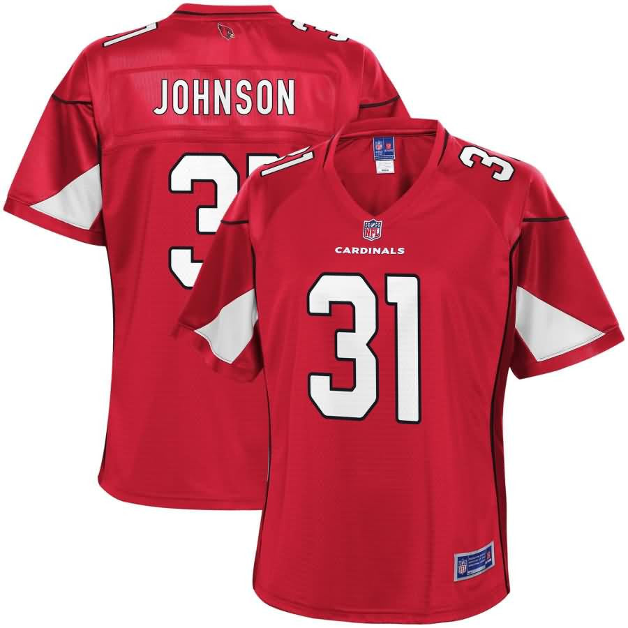 David Johnson Arizona Cardinals Nfl Pro Line Womens Team Color Player Jersey Cardinal