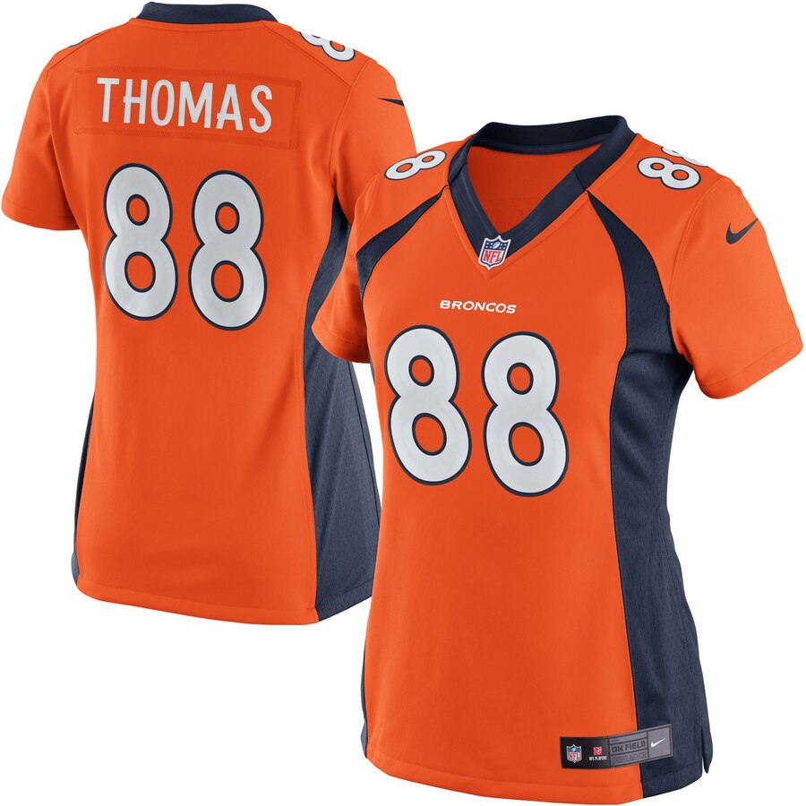Demaryius Thomas Denver Broncos Nike Womens Limited Jersey Orange