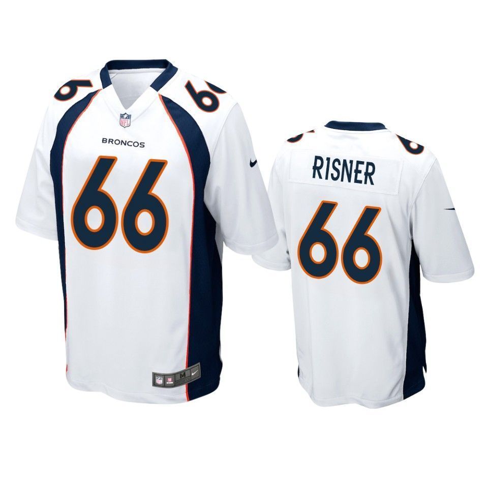 Denver Broncos Dalton Risner 2019 Nfl Draft White Game Jersey