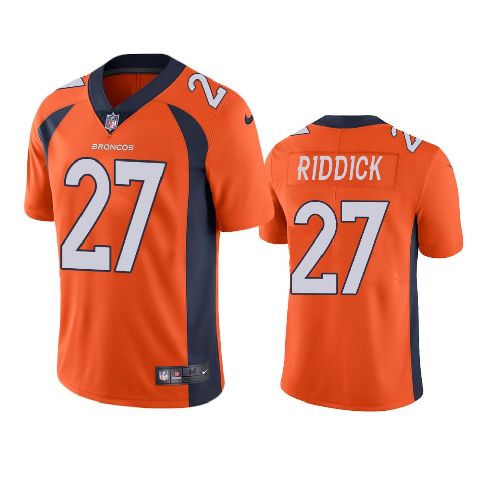 Denver Broncos Theo Riddick Orange Vapor Limited Jersey