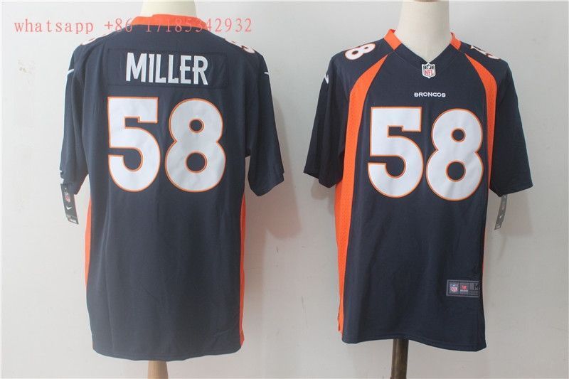 Denver Broncos Von Miller 58 2020 Nfl Black Jersey Jersey