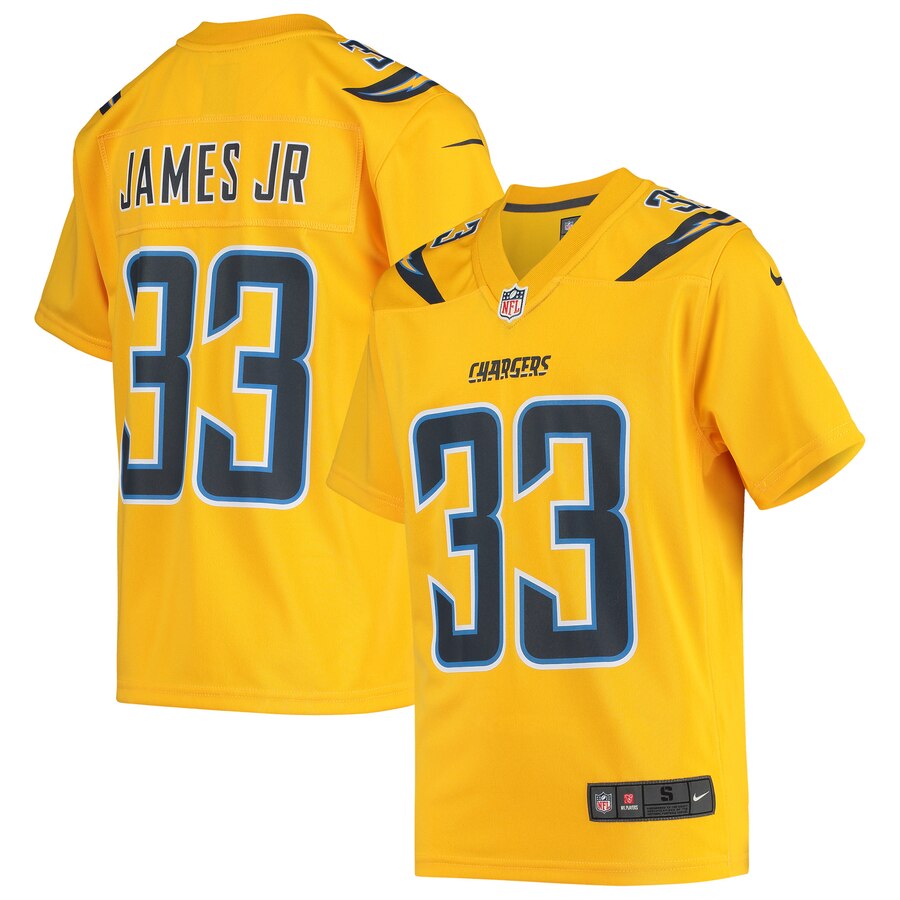 Derwin James Los Angeles Chargers Nike Youth Inverted Game Jersey Gold