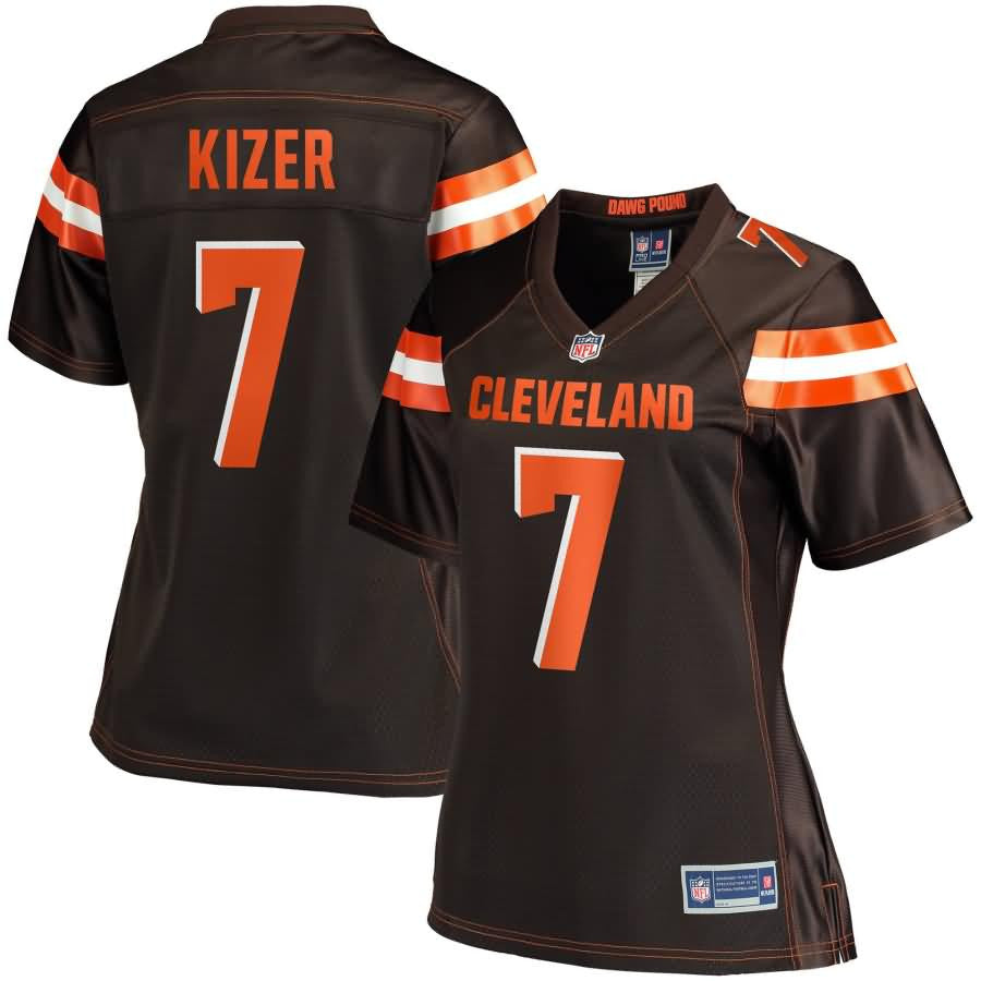 Deshone Kizer Cleveland Browns Nfl Pro Line Womens Player Jersey Brown