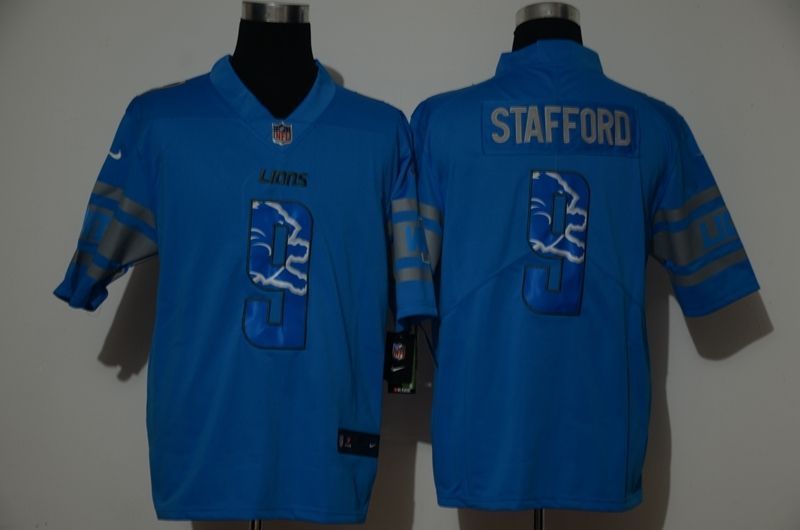 Detroit Lions Matthew Stafford 9 Nfl 2020 Blue Jersey