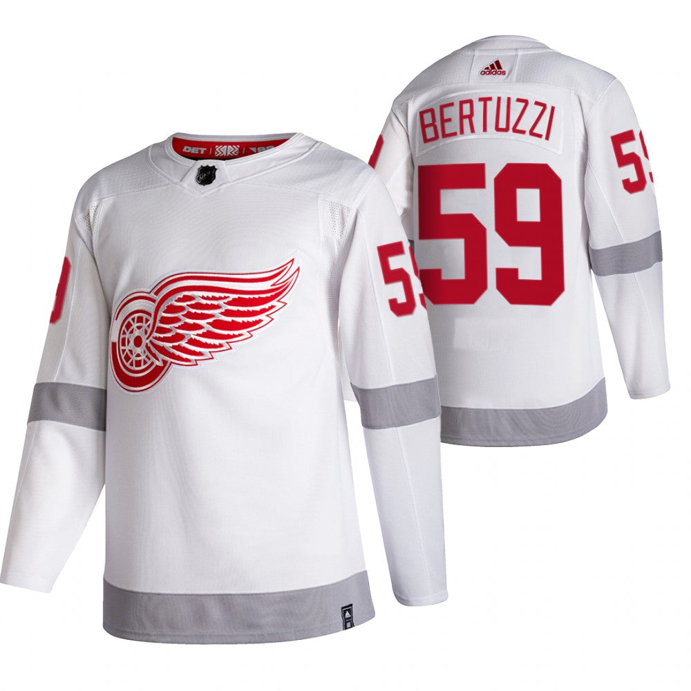 Detroit Red Wings 59 Tyler Bertuzzi White Mens Adidas 2020 21 Reverse Retro Alternate Nhl Jersey