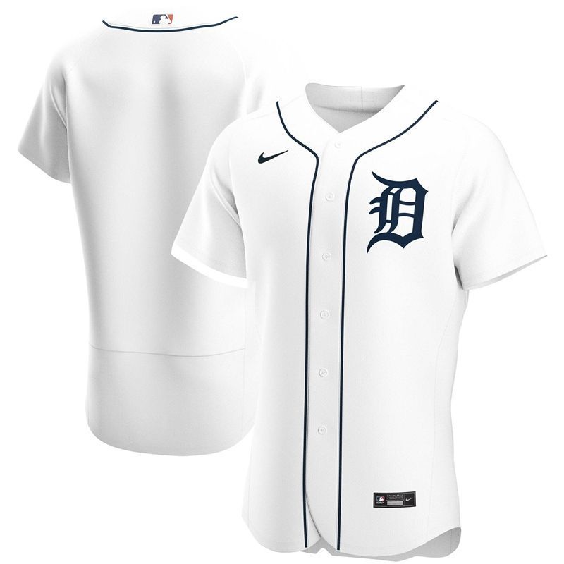 Detroit Tigers 2020 Mlb Personalized Custom White Custom Jersey