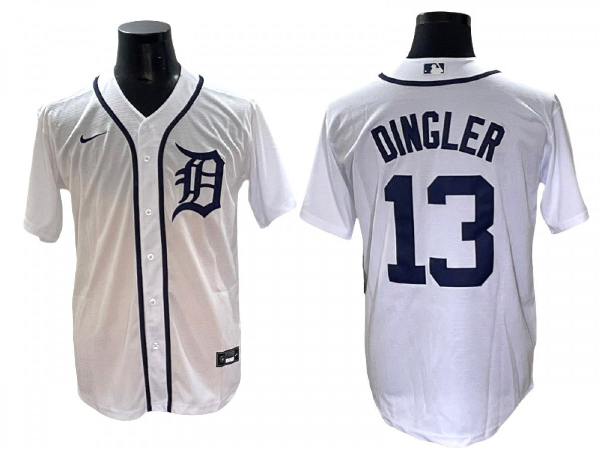 Detroit Tigers #13 Dillon Dingler Limited Jersey White