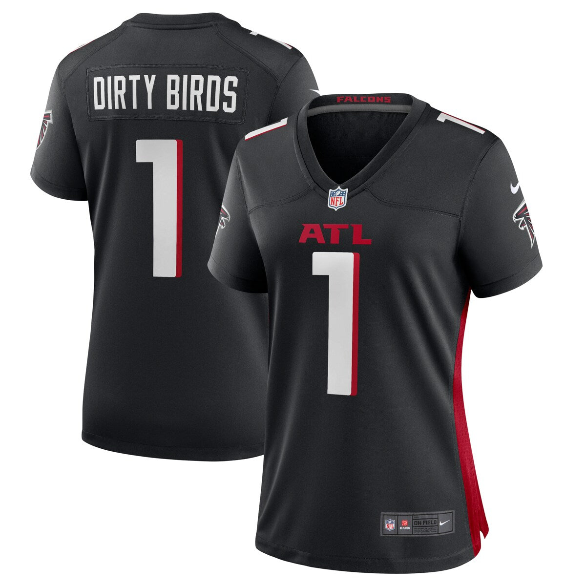 Dirty Birds Atlanta Falcons Nike Womens Game Jersey Black