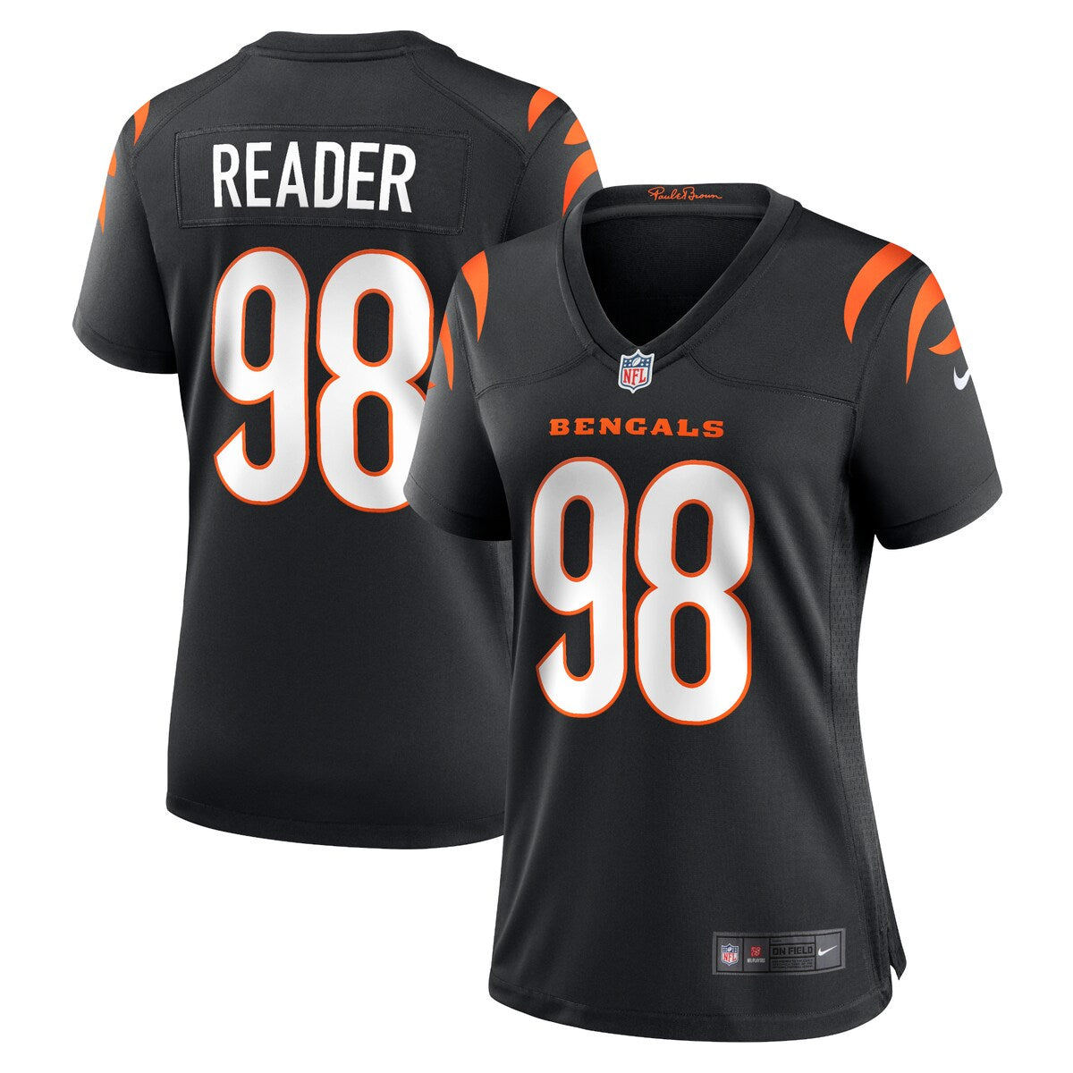 Dj Reader Cincinnati Bengals Womens Nike Game Jersey Black