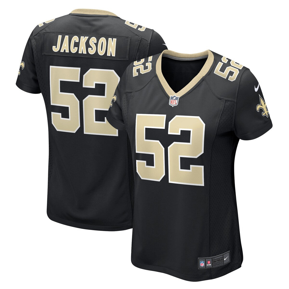 Dmarco Jackson New Orleans Saints Nike Womens Game Player Jersey Black