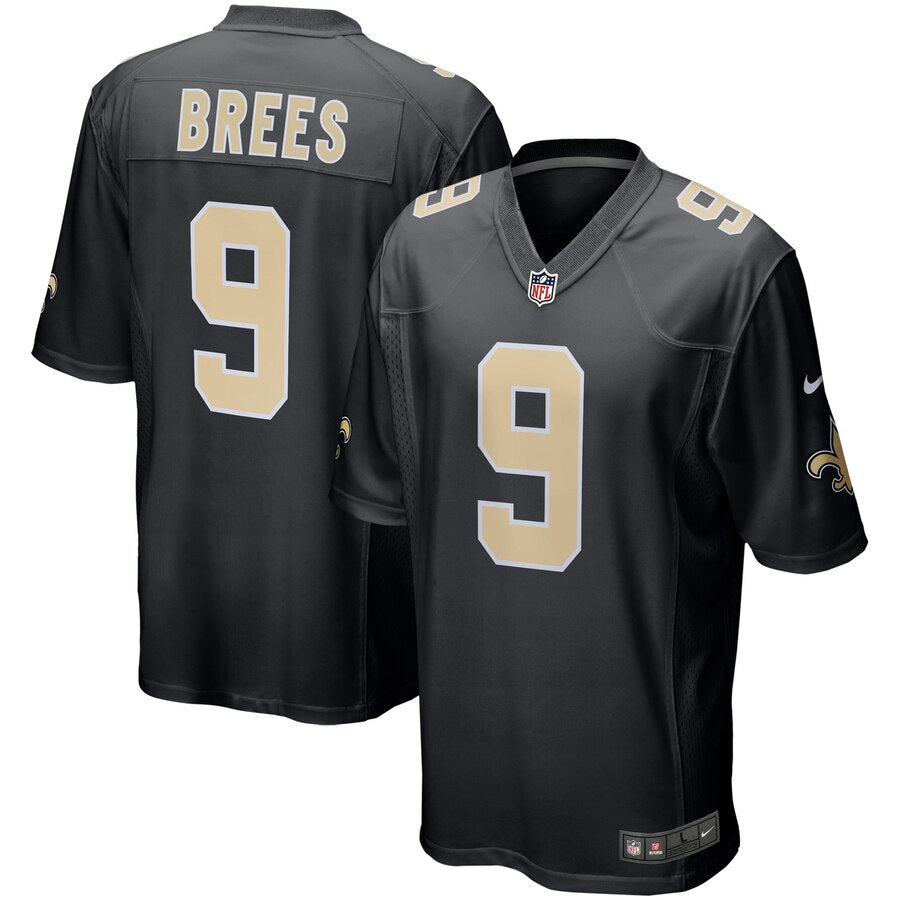 Drew Brees New Orleans Saints Nike Event Game Jersey Black