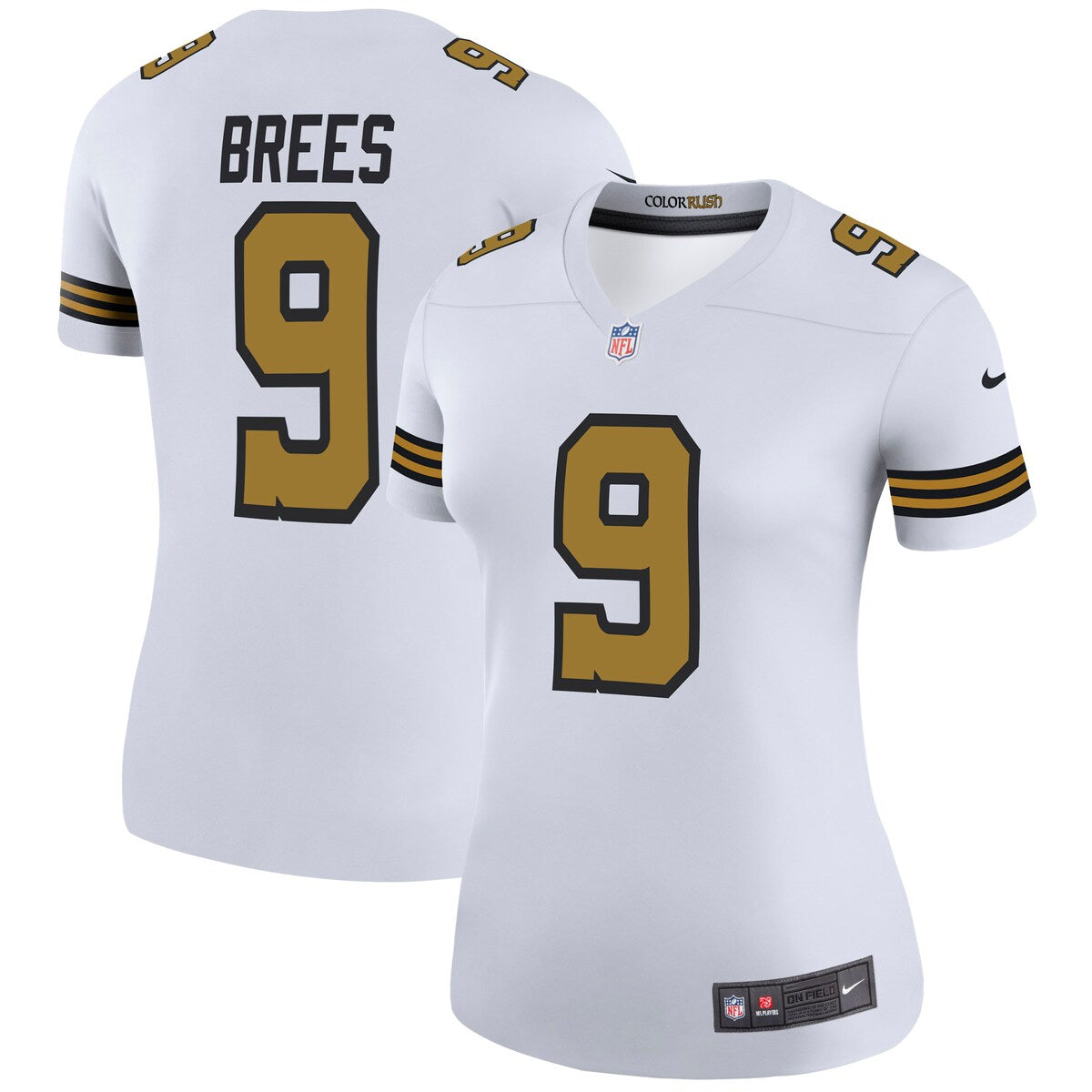 Drew Brees New Orleans Saints Nike Womens Color Rush Legend Jersey White