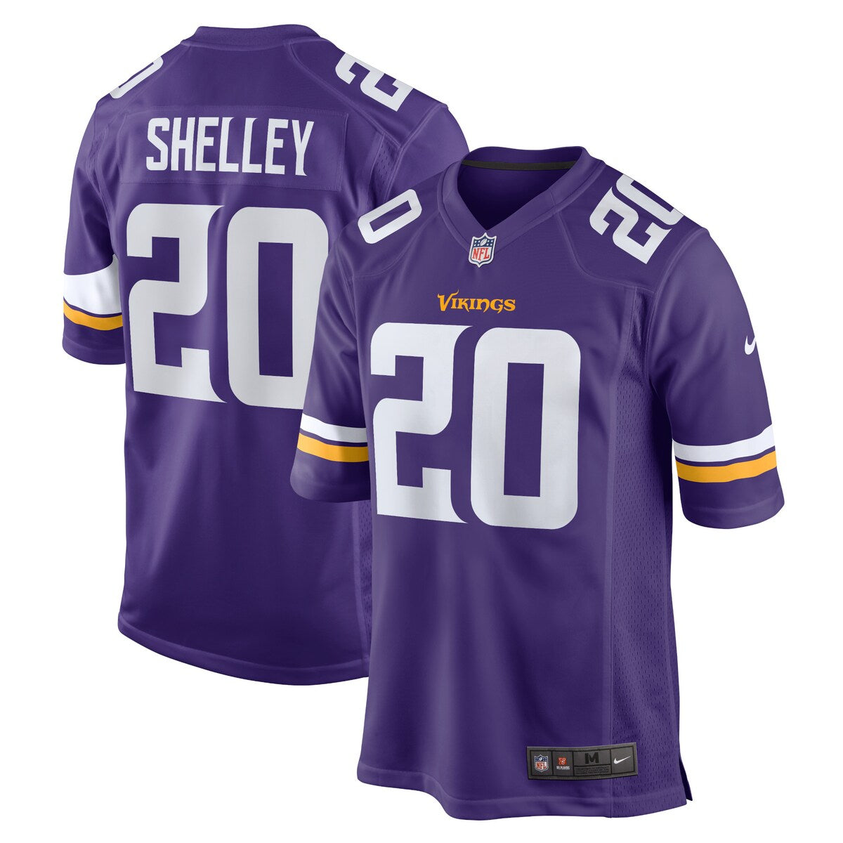 Duke Shelley Minnesota Vikings Nike Home Game Player Jersey Purple