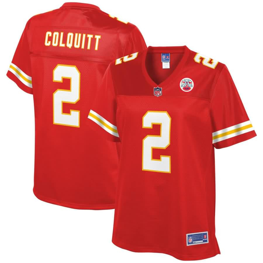 Dustin Colquitt Kansas City Chiefs Nfl Pro Line Womens Player Jersey Red