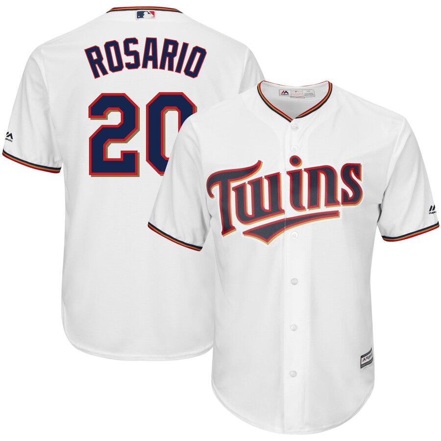 Eddie Rosario Minnesota Twins Majestic Alternate Cool Base Replica Player Jersey White