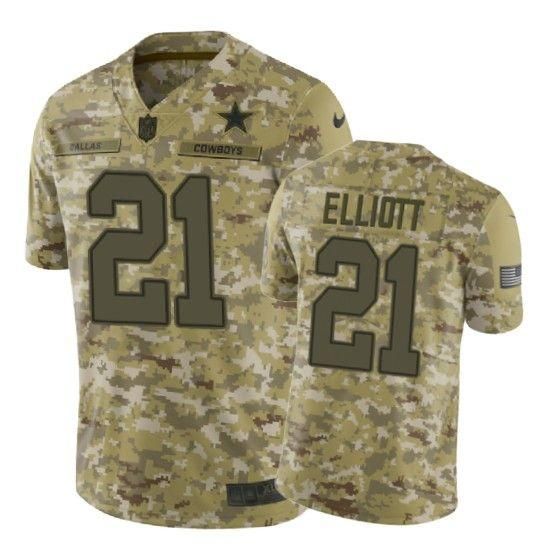 Ezekiel Elliott Jersey Nfl Camo Cowboys