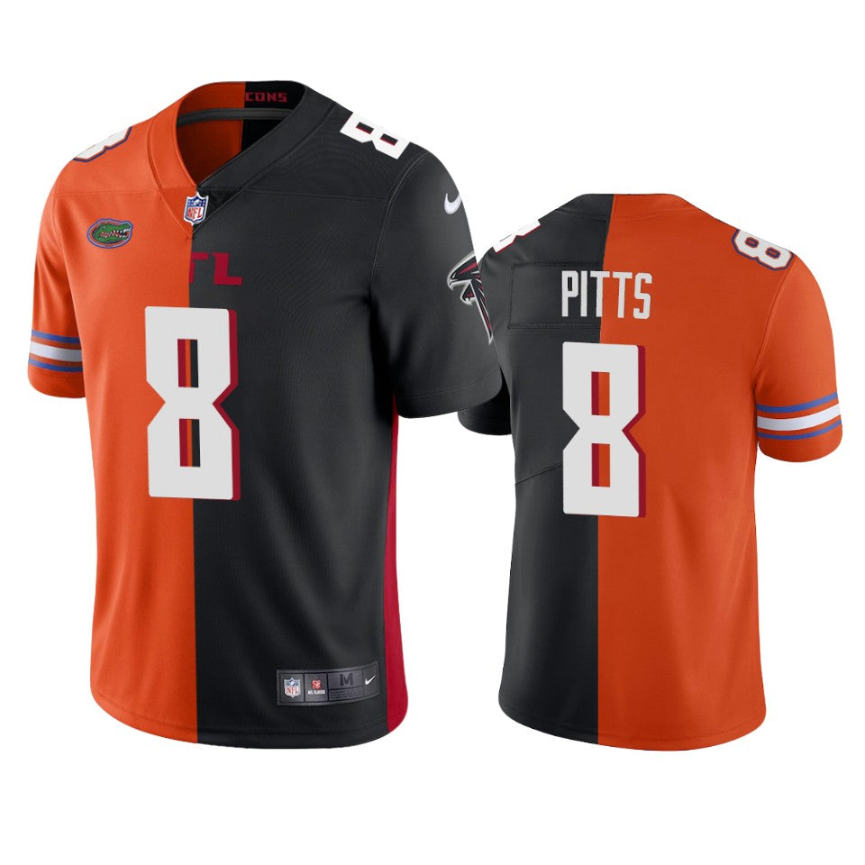 Falcons Kyle Pitts 2021 Nfl Draft Orange Black Jersey