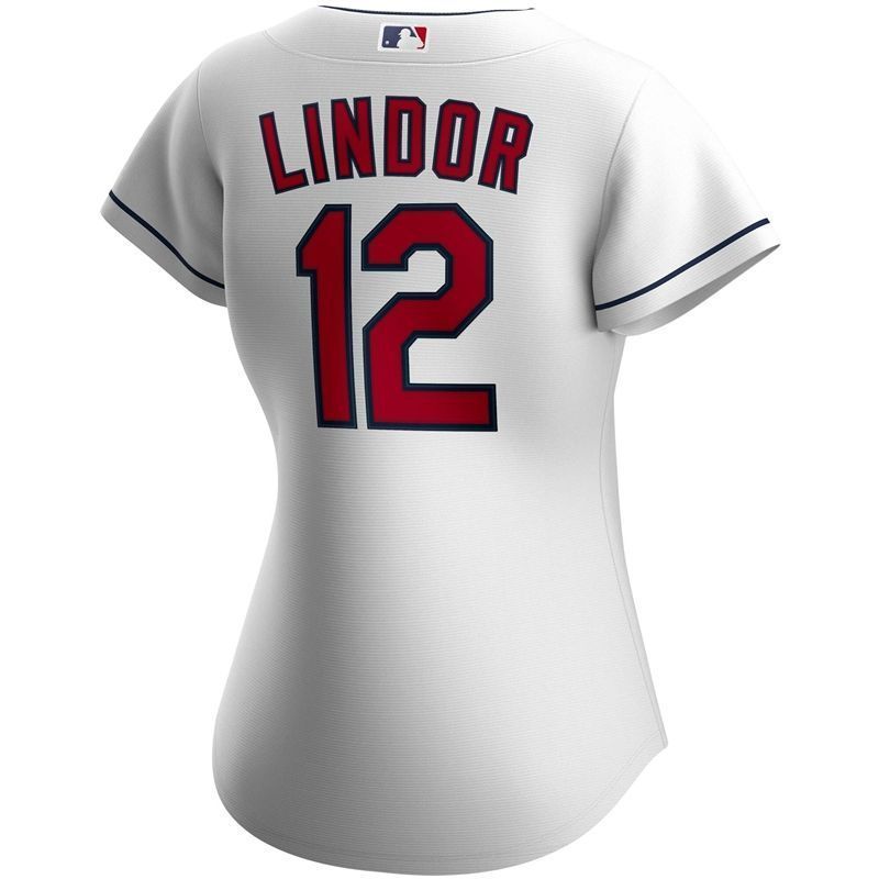 Francisco Lindor 12 2020 Mlb White Womens Jersey
