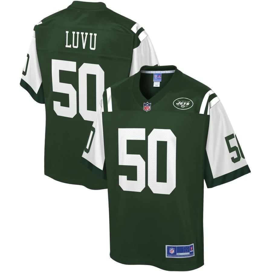 Frankie Luvu New York Jets Nfl Pro Line Player Jersey Green