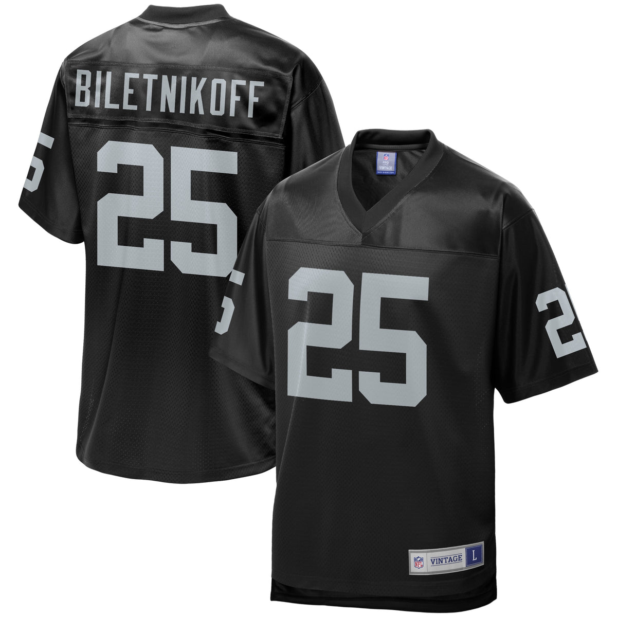 Fred Biletnikoff Las Vegas Raiders Nfl Pro Line Retired Player Jersey Black