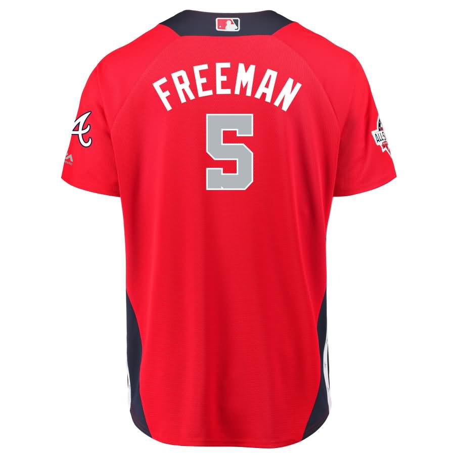 Freddie Freeman National League Majestic 2018 Mlb All star Game Home Run Derby Player Jersey Red