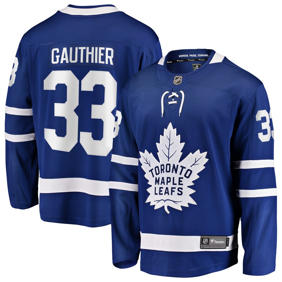 Frederik Gauthier Toronto Maple Leafs Fanatics Branded Home Breakaway Player Jersey Blue