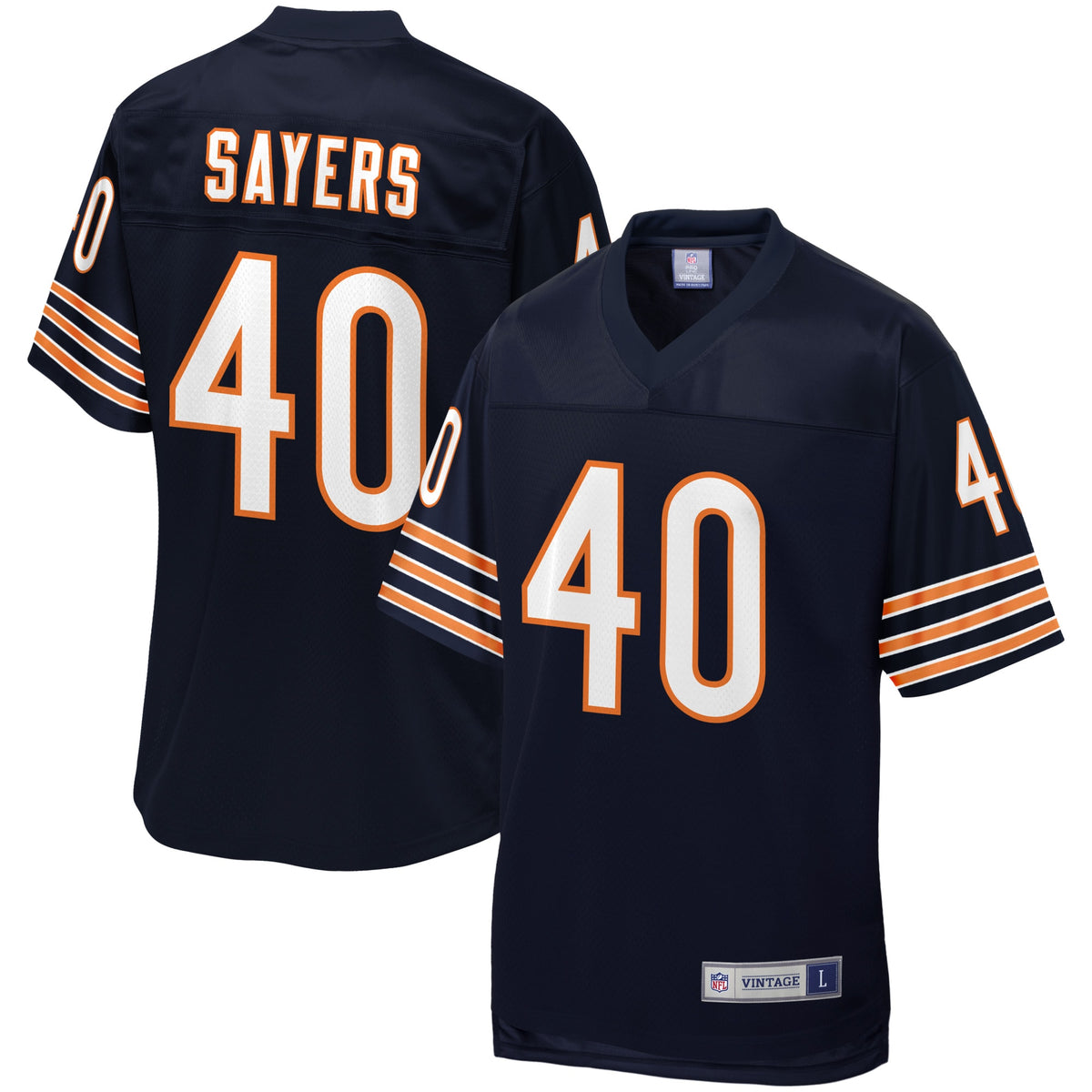 Gale Sayers Chicago Bears Nfl Pro Line Retired Team Player Jersey Navy