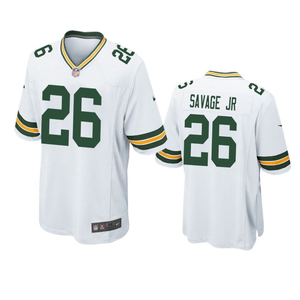 Green Bay Packers Darnell Savage Jr 2019 Nfl Draft White Game Jersey