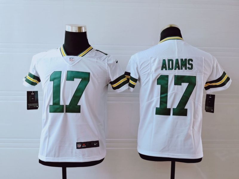 Green Bay Packers Davante Adams 17 Nfl 2020 White Jersey