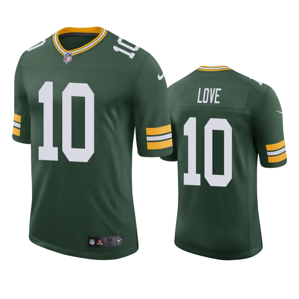 Green Bay Packers Jordan Love Green 2020 Nfl Draft Vapor Limited Jersey