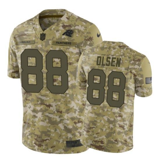Greg Olsen Jersey Nfl Camo Carolina Panthers