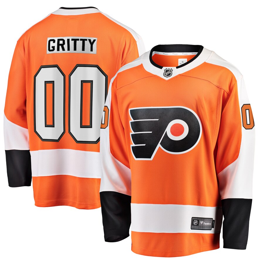 Gritty Philadelphia Flyers Fanatics Branded Breakaway Player Jersey Orange