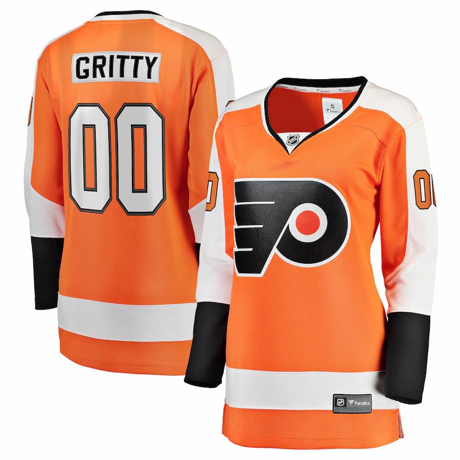 Gritty Philadelphia Flyers Womens Fanatics Branded Breakaway Player Jersey Orange