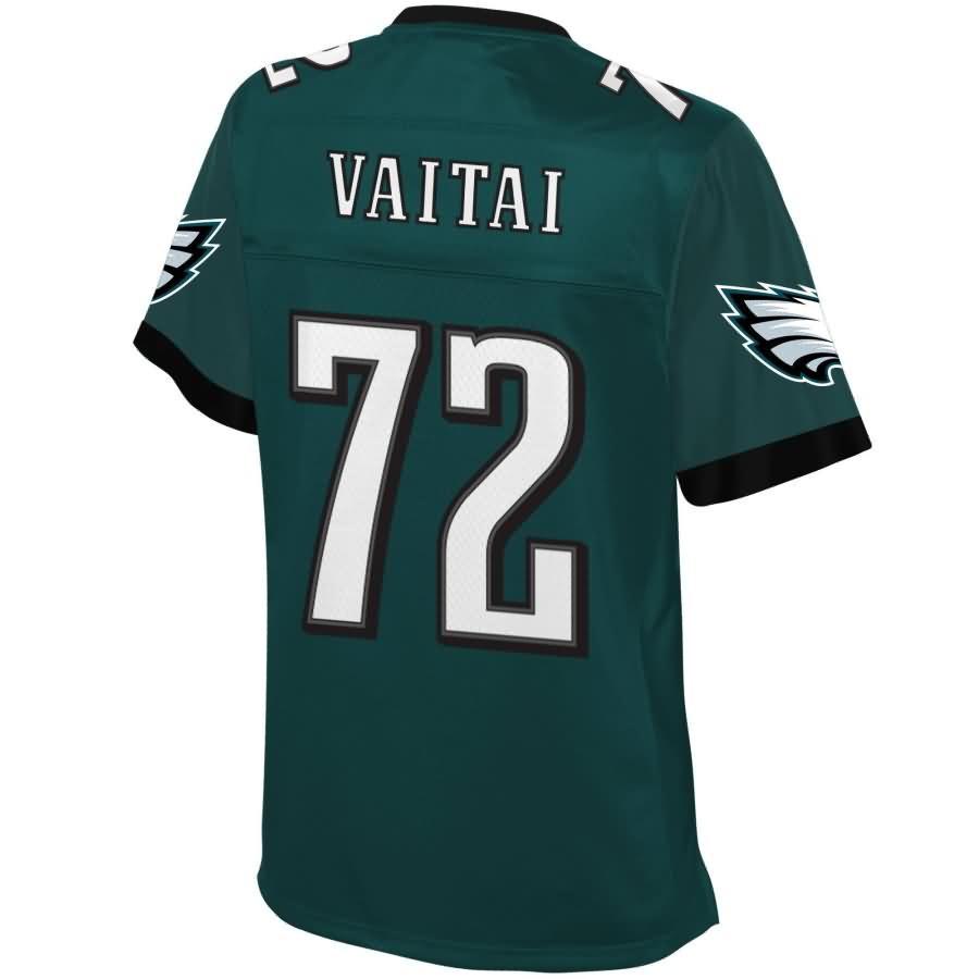 Halapoulivaati Vaitai Philadelphia Eagles Nfl Pro Line Womens Player Jersey Midnight Green